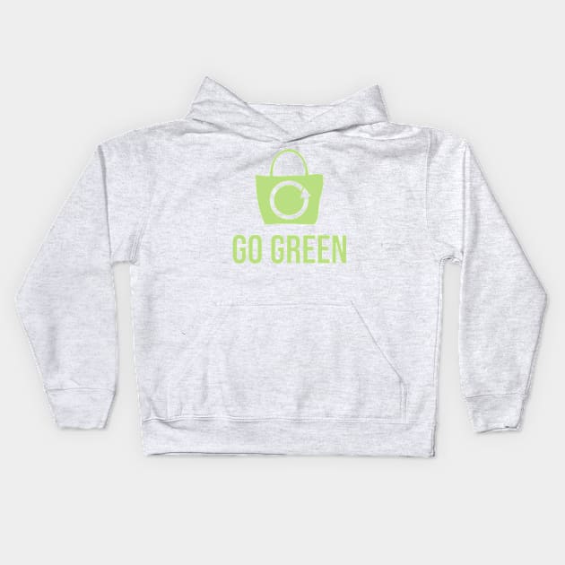 Go Green Kids Hoodie by ahmadzakiramadhan